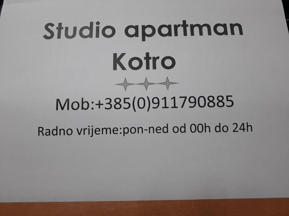 Studio Apartman Kotro Beli Manastir Eksteriør billede